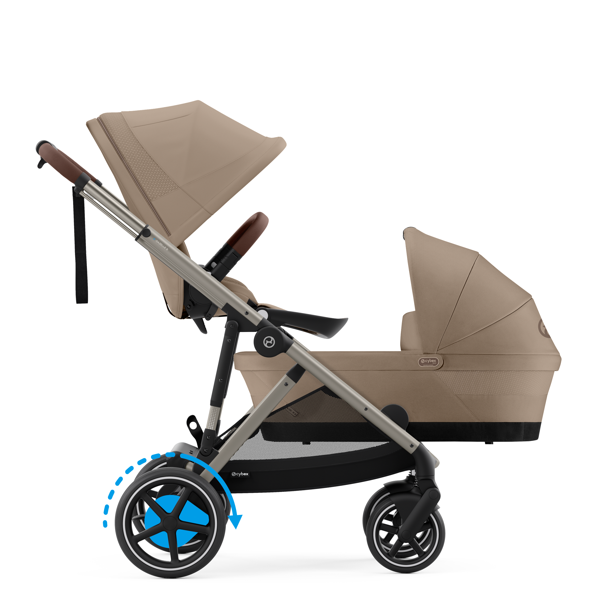 Cybex e-Gazelle S Duo | Almond Beige