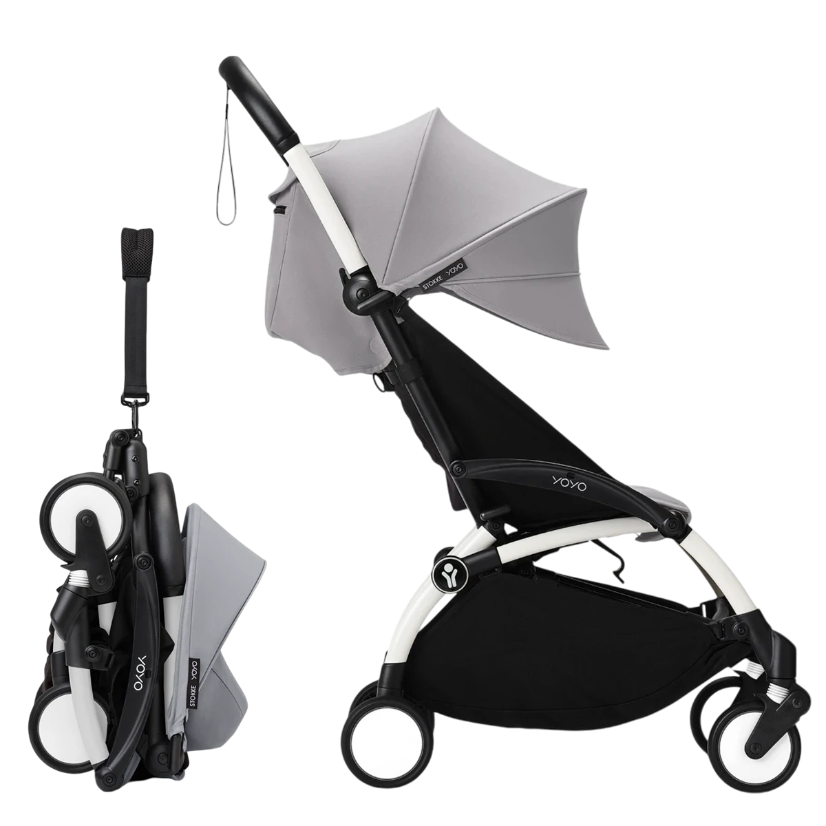 Stokke Yoyo 3 +GRATIS | Stone (White Frame)