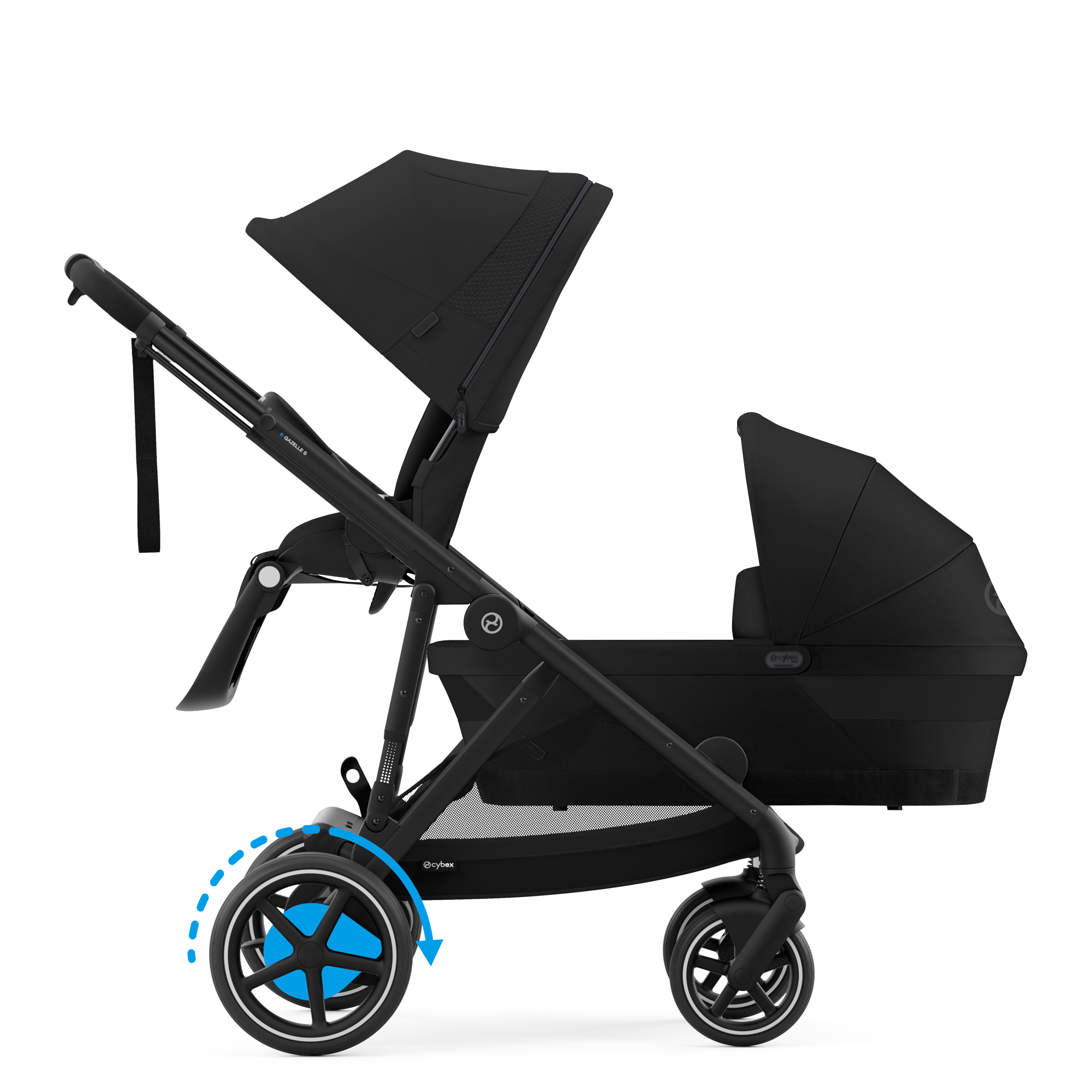 Cybex e-Gazelle S Duo | Moon Black