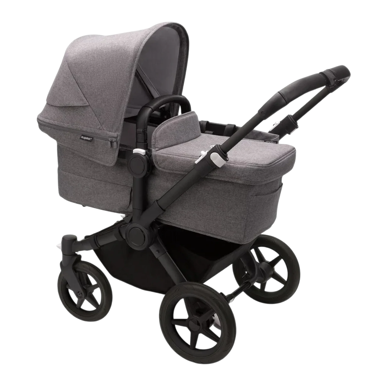 Bugaboo Donkey 5 Mono | Black-Grey Melange-Grey Melange