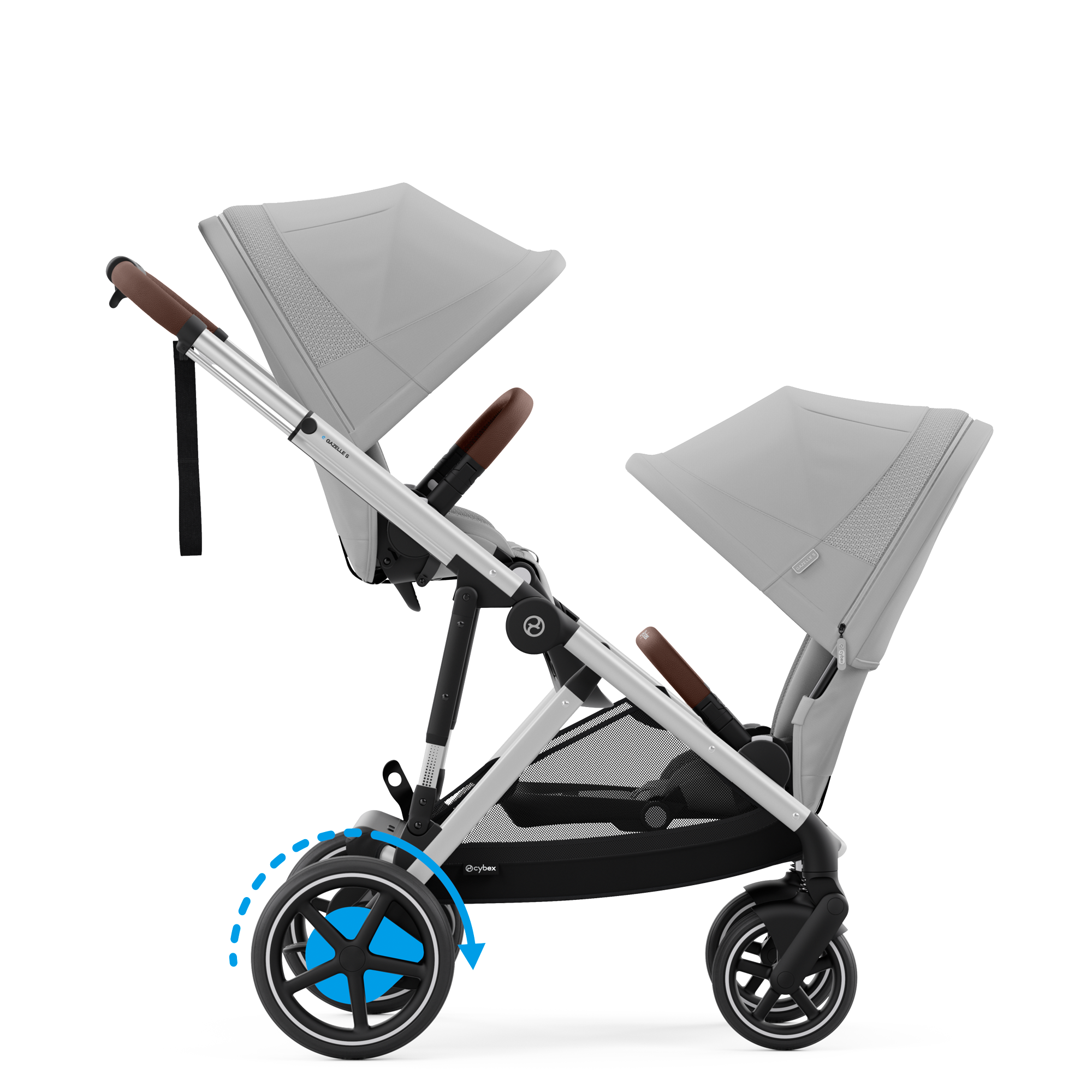 Cybex e-Gazelle S Duo | Stone Grey