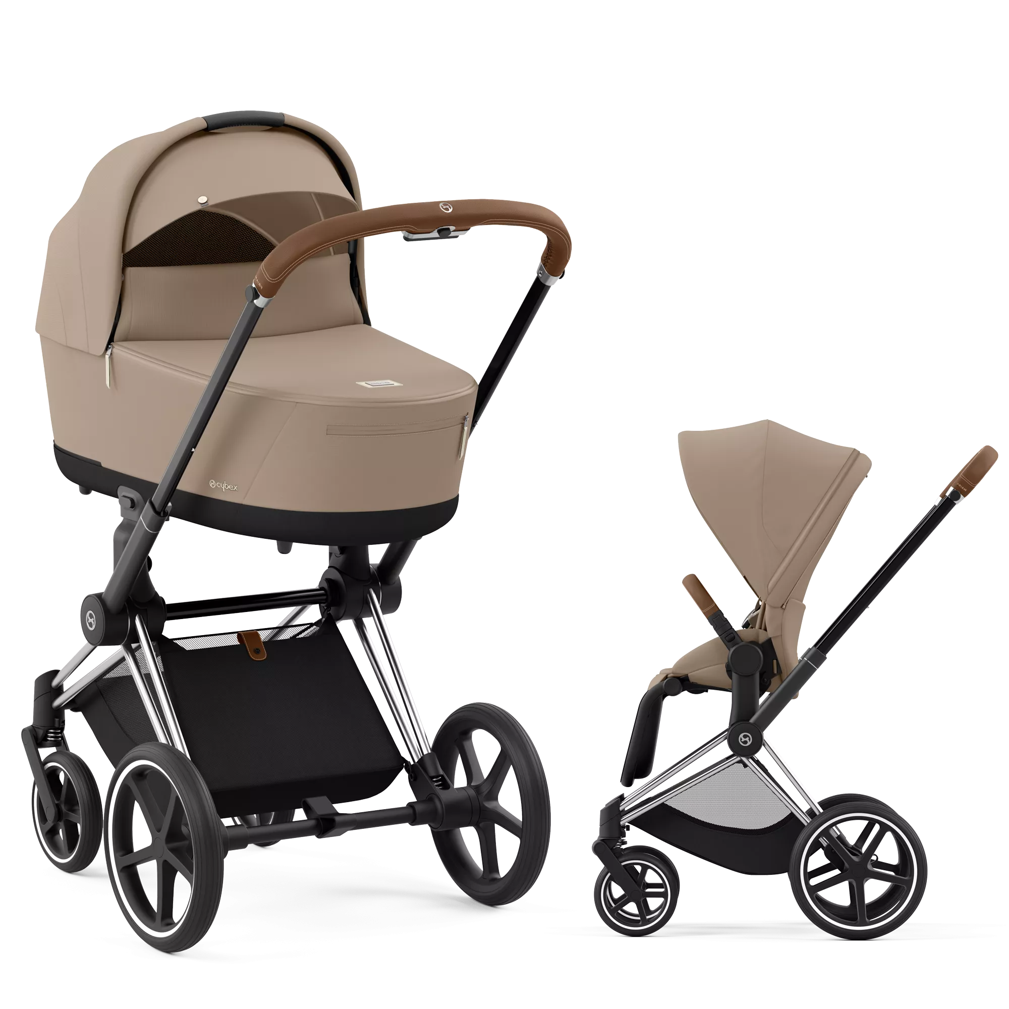 Cybex Priam 4.0 - 2w1 | Cozy Beige (Chrome Brown Frame)