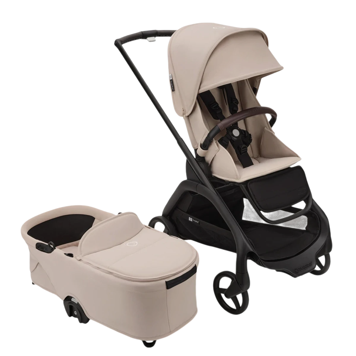 Bugaboo Dragonfly - 2w1 | Black-Desert Taupe-Desert Taupe