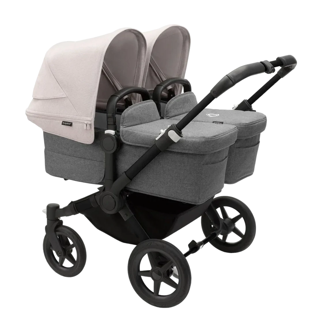 Bugaboo Donkey 5 Twin | Black-Grey Melange-Misty White