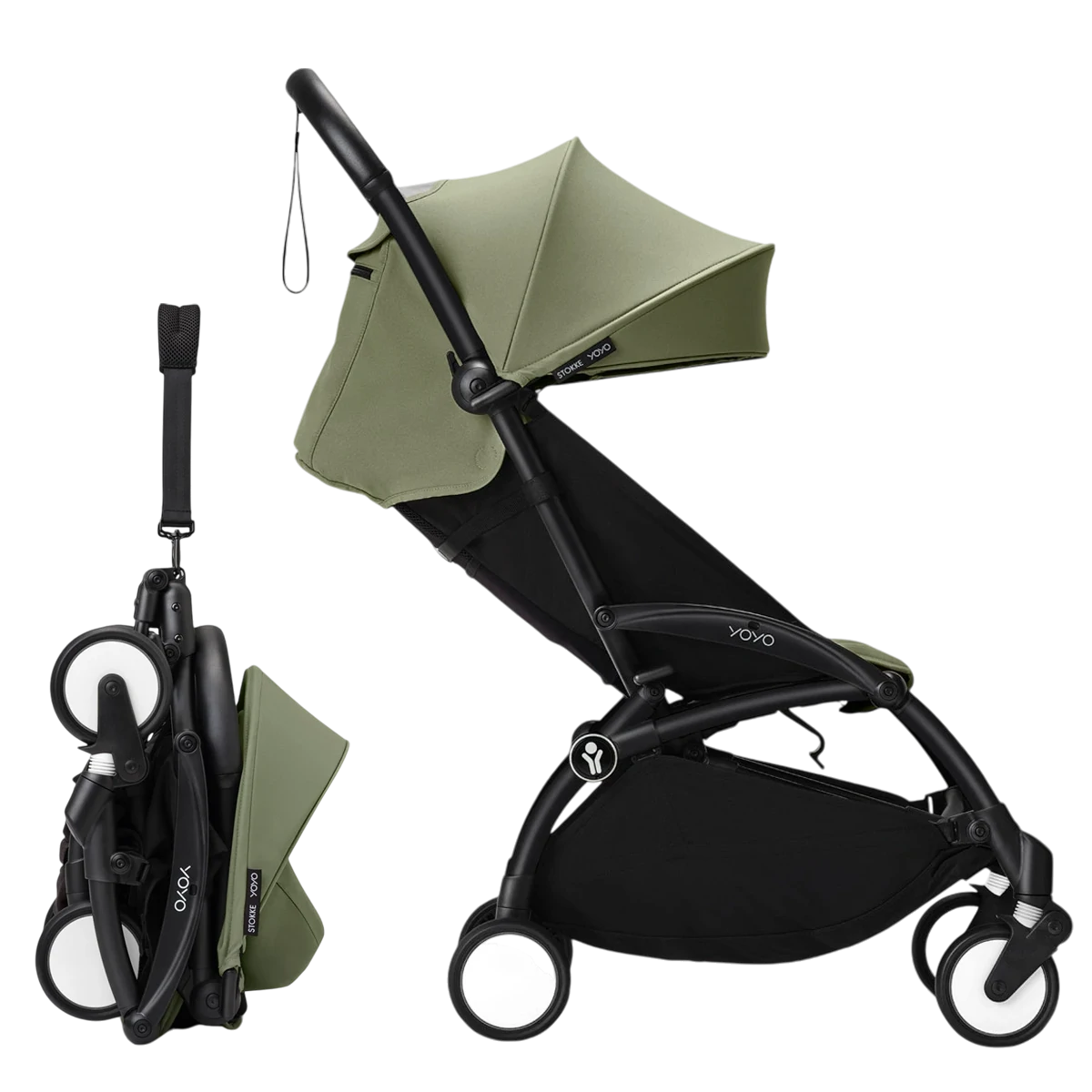 Stokke Yoyo 3 +GRATIS | Olive (Black Frame)