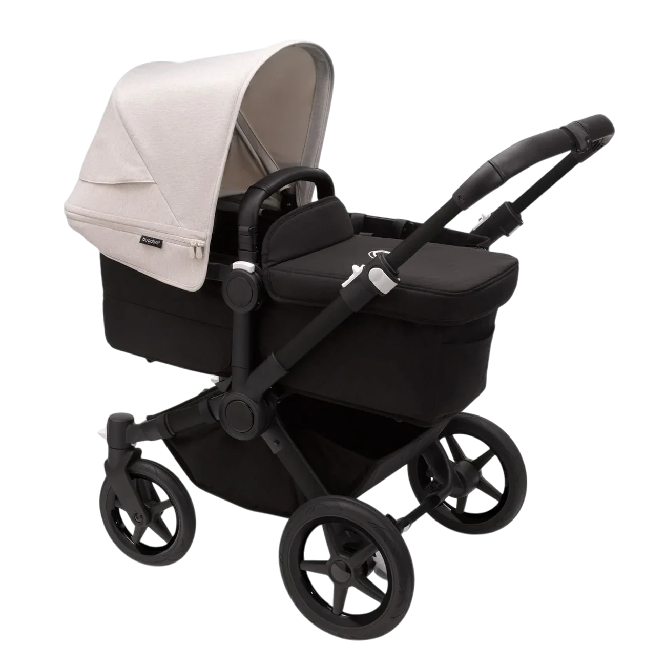 Bugaboo Donkey 5 Mono | Black-Midnight Black-Misty White