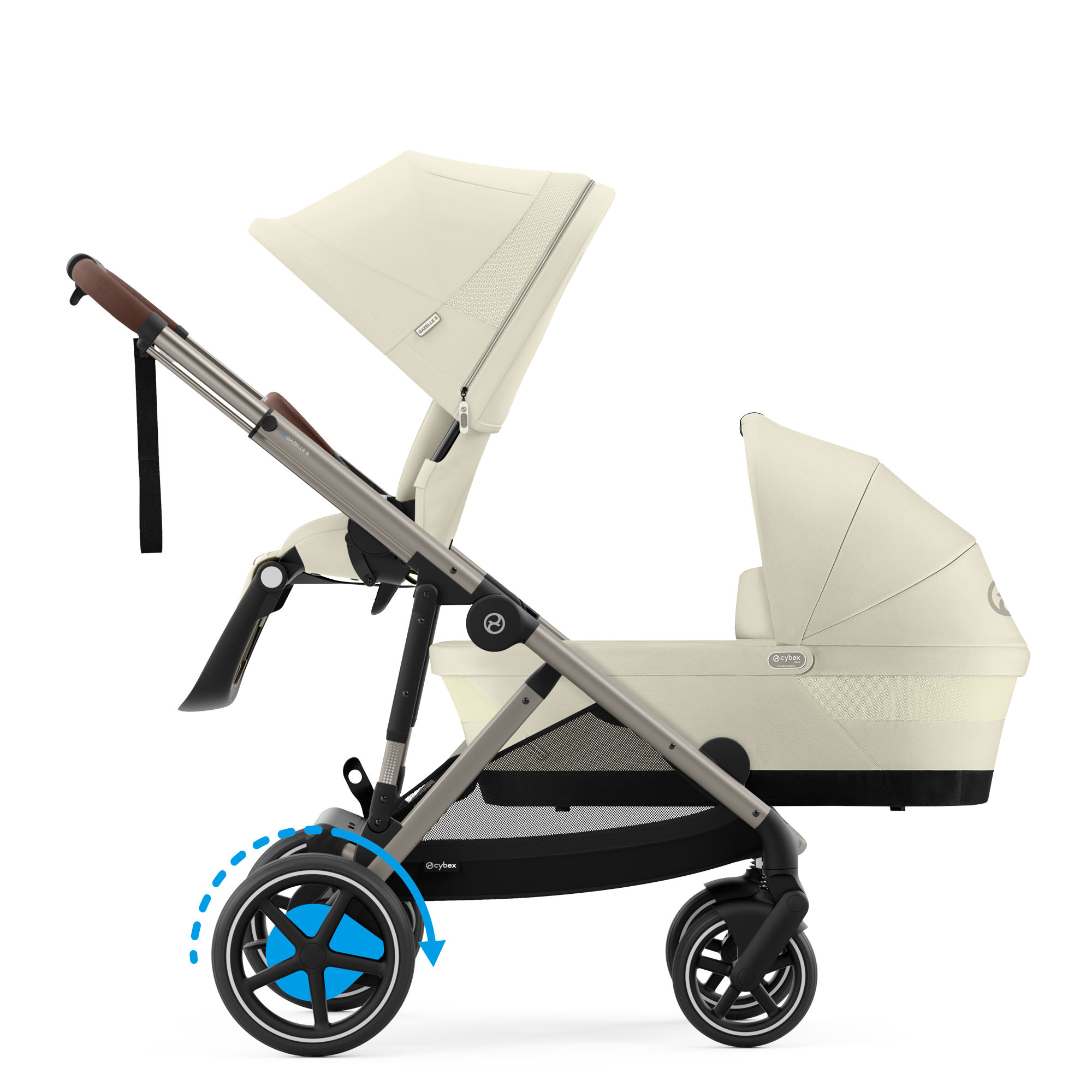 Cybex e-Gazelle S Duo | Seashell Beige