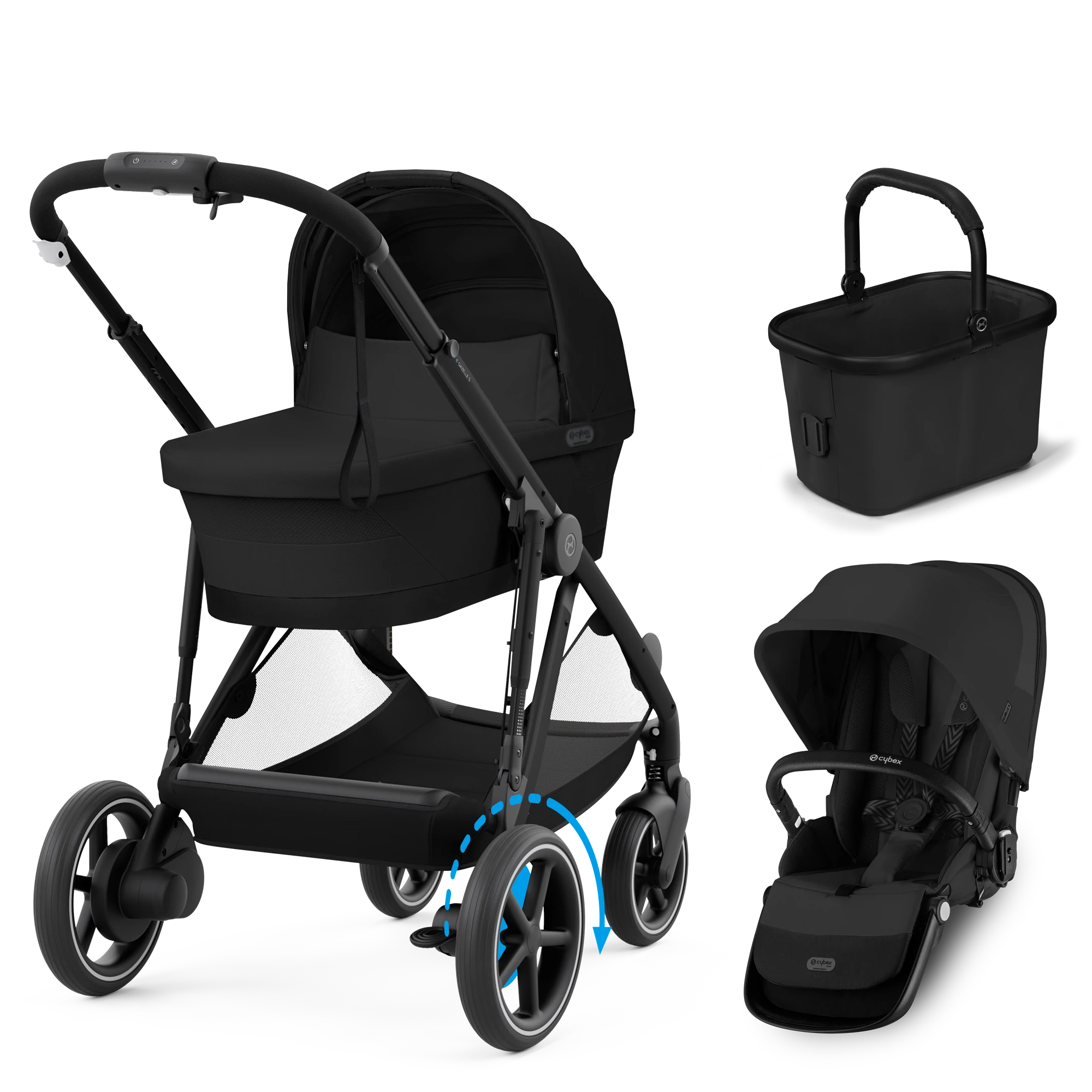 Cybex e-Gazelle S - 2w1 | Moon Black