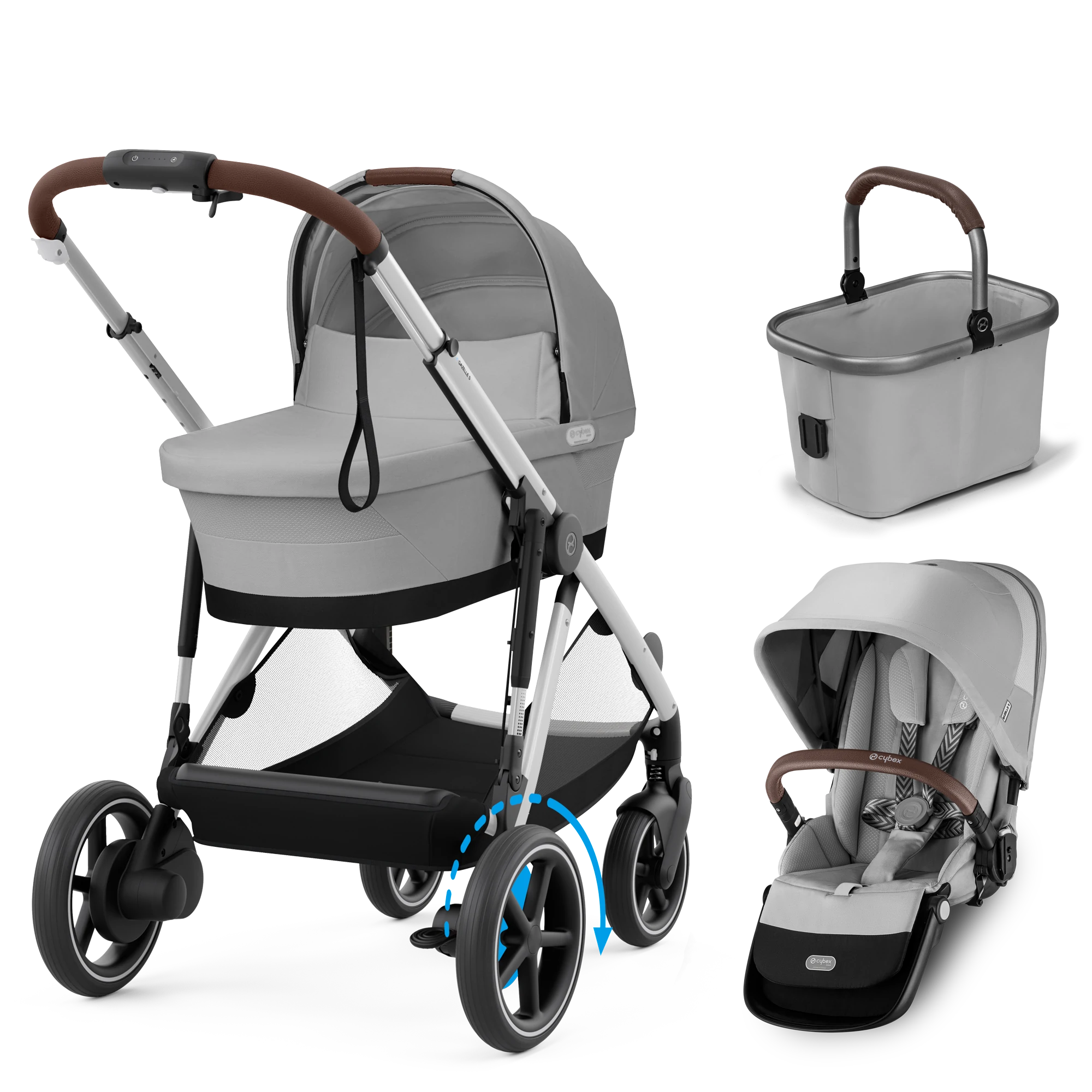 Cybex e-Gazelle S - 2w1 | Stone Grey