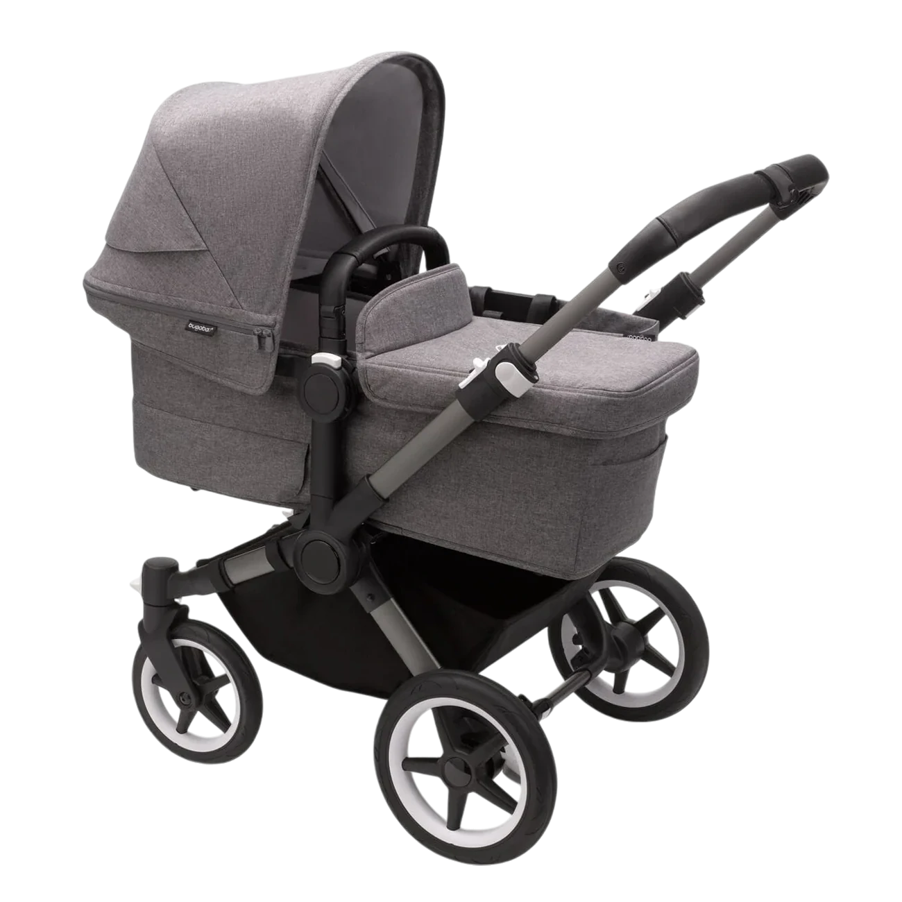 Bugaboo Donkey 5 Mono | Graphite-Grey Melange-Grey Melange