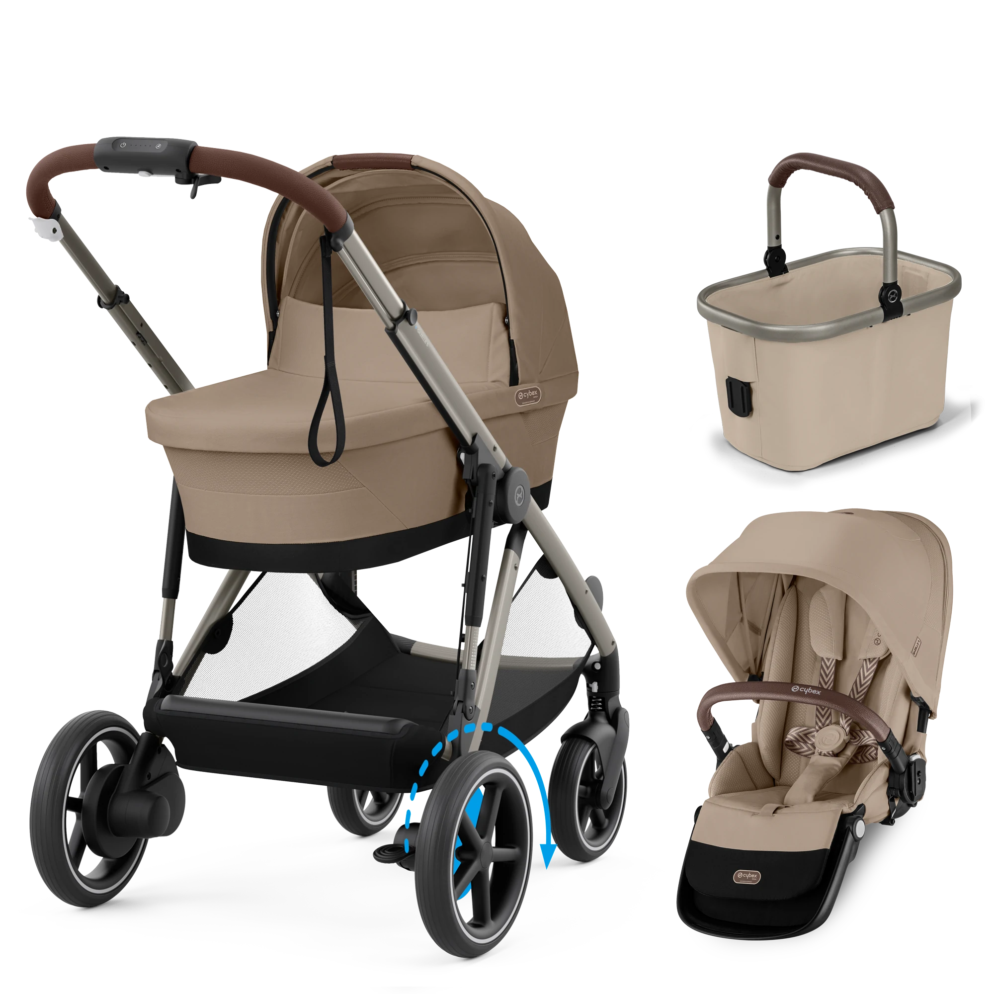 Cybex e-Gazelle S - 2w1 | Almond Beige