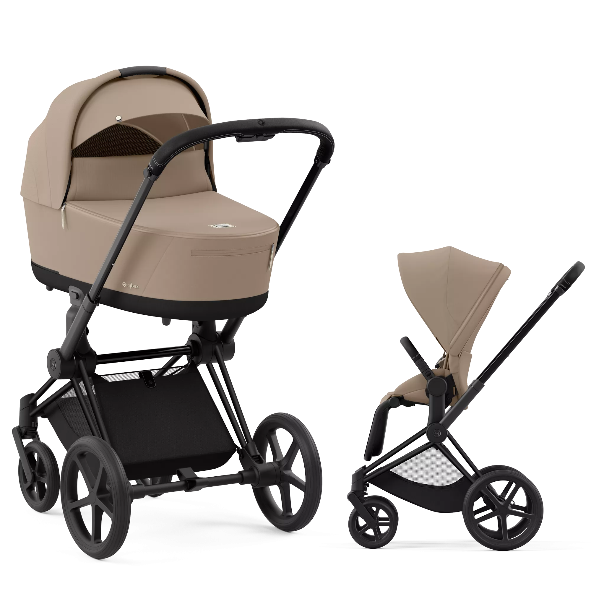 Cybex Priam 4.0 - 2w1 | Cozy Beige (Matt Black Frame)