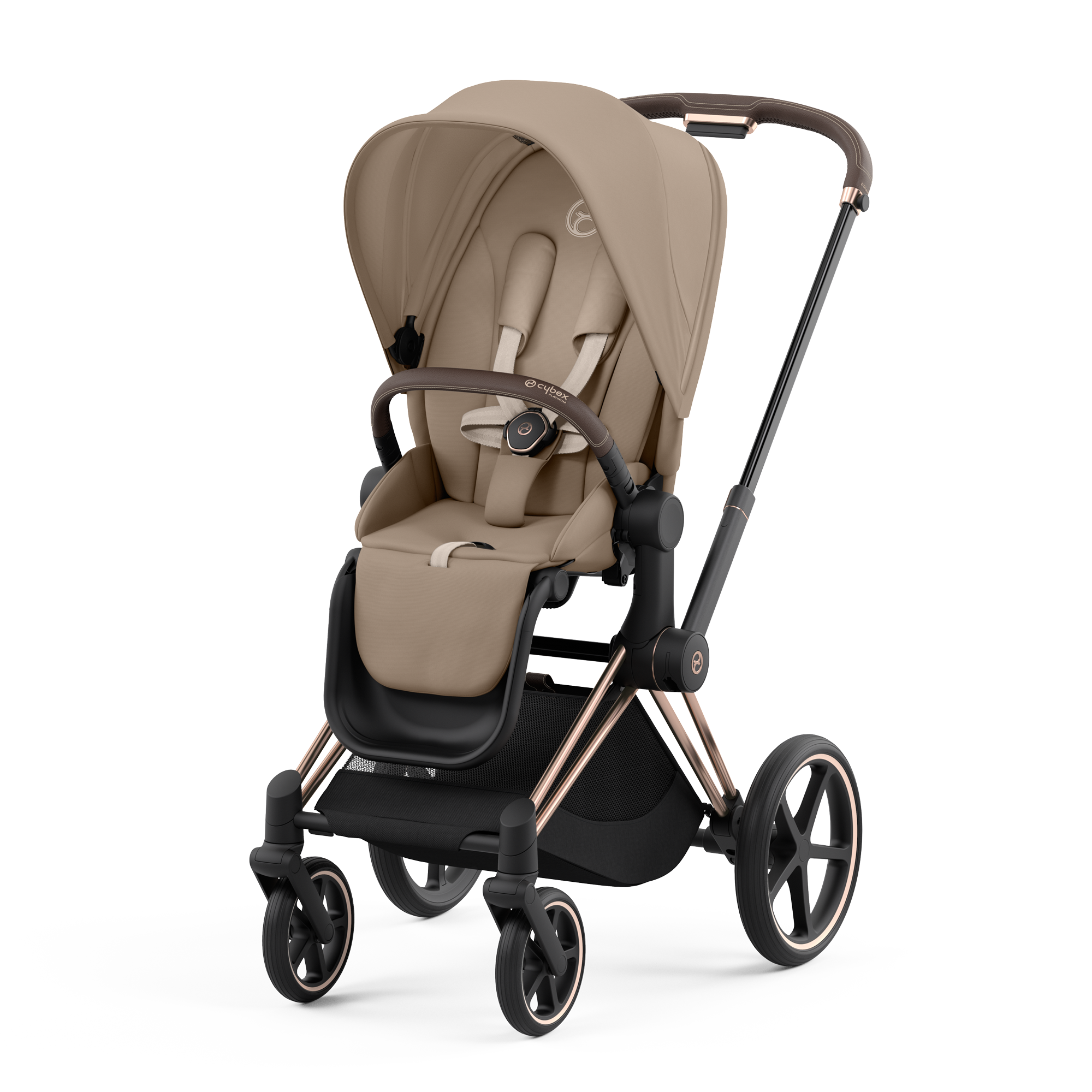 Cybex Priam 4.0 - 2w1 | Cozy Beige (Rosegold Frame)