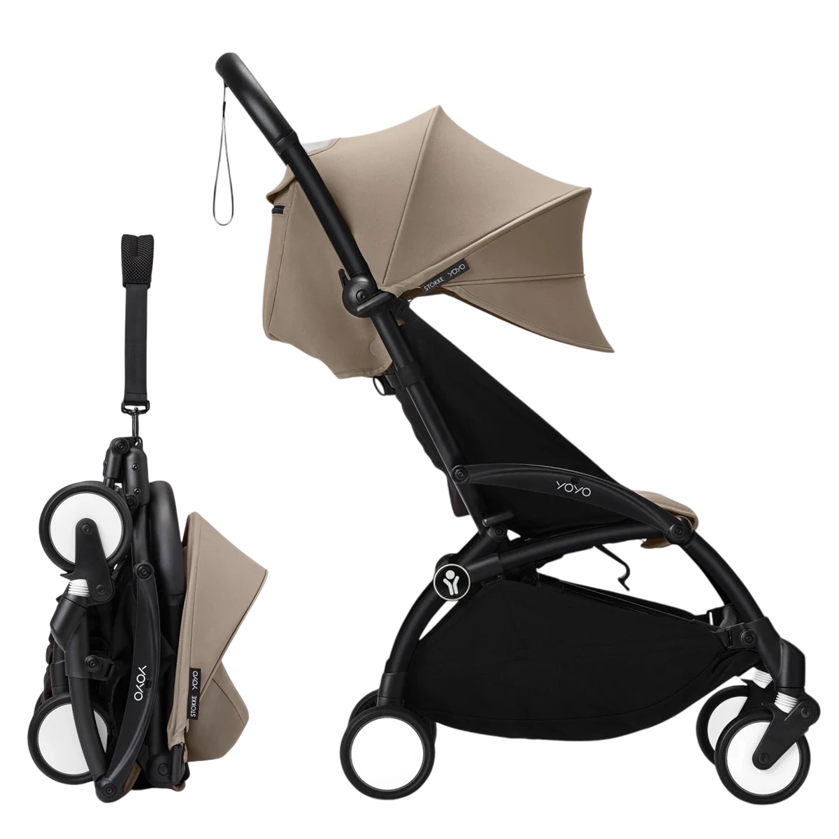 Stokke Yoyo 3 +GRATIS | Taupe (Black Frame)