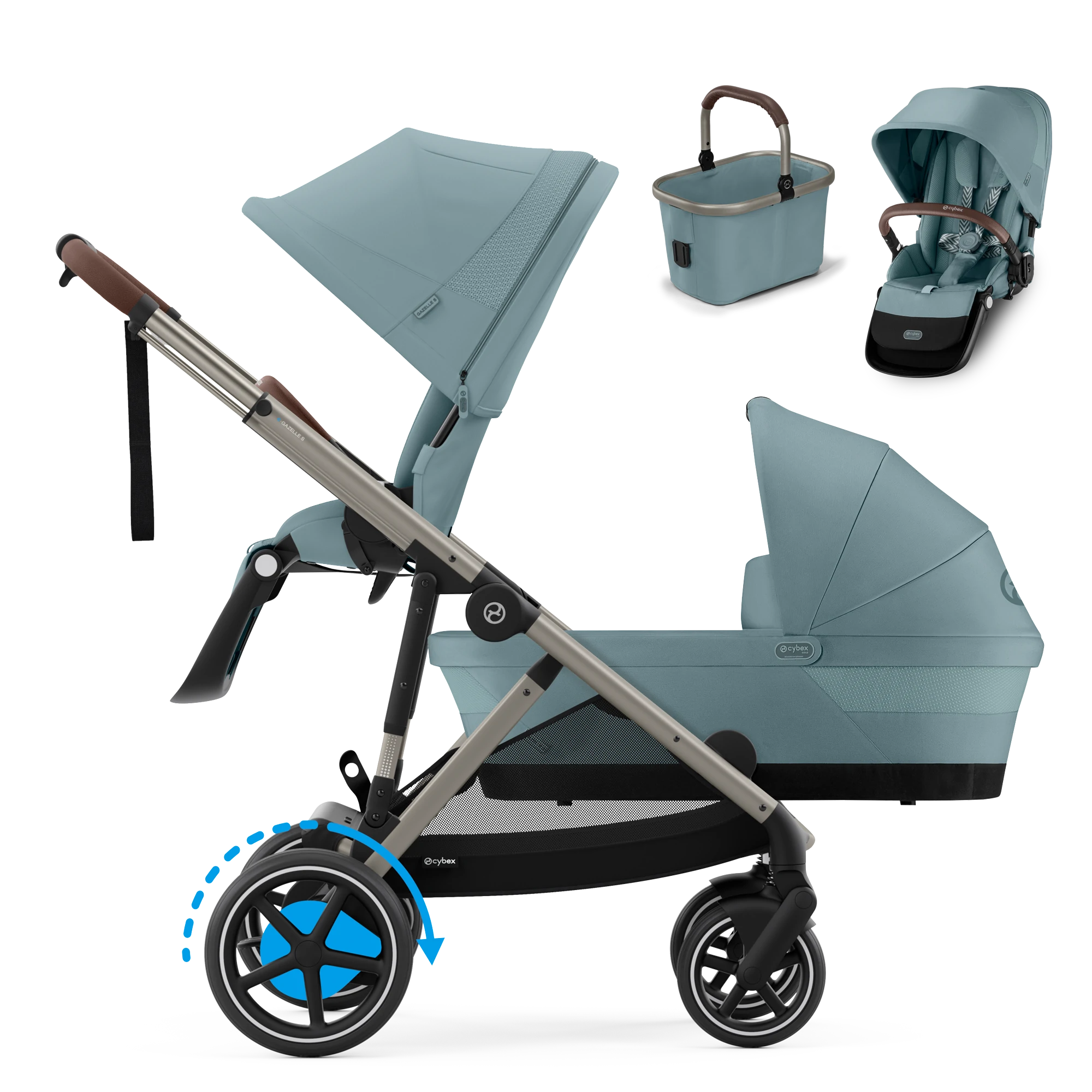 Cybex e-Gazelle S Duo | Stormy Blue