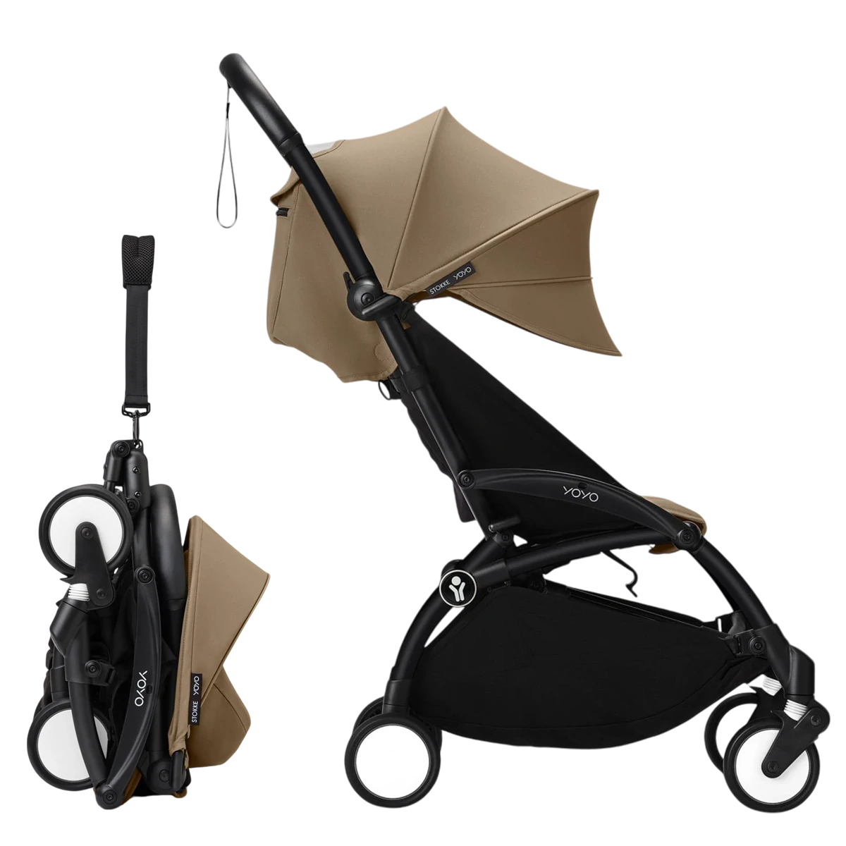 Stokke Yoyo 3 +GRATIS | Toffee (Black Frame)