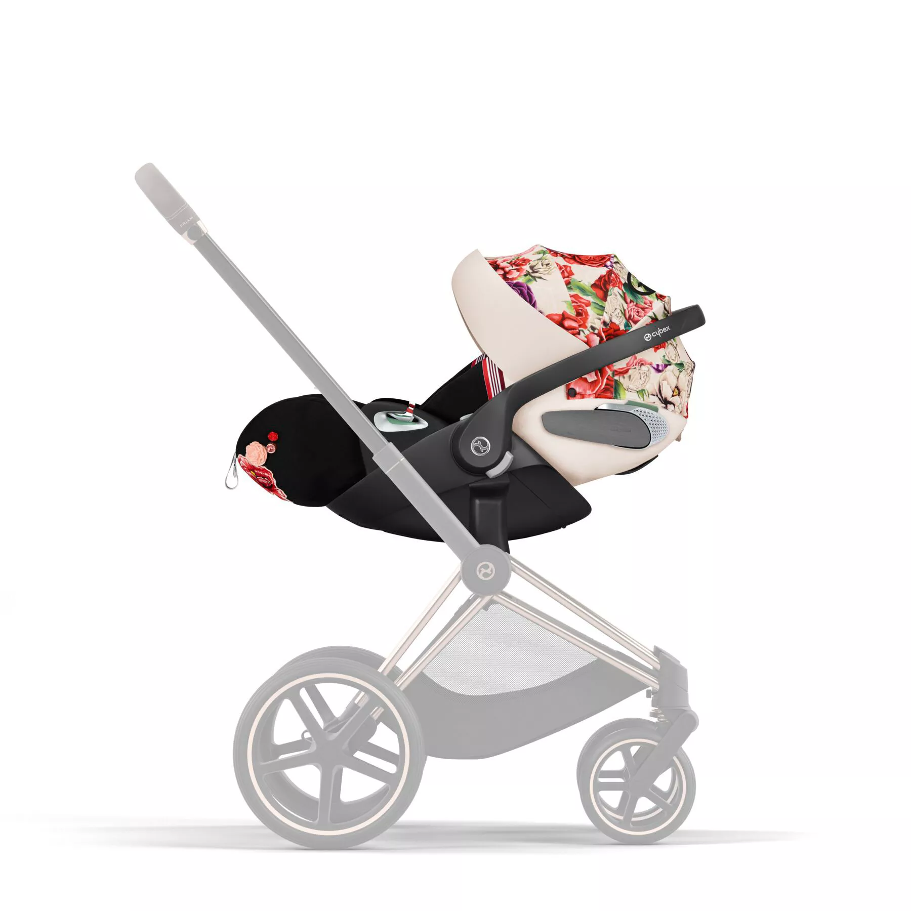 Cybex Cloud T i-Size + baza Cybex Base T | Spring Blossom Light - Fashion Collection