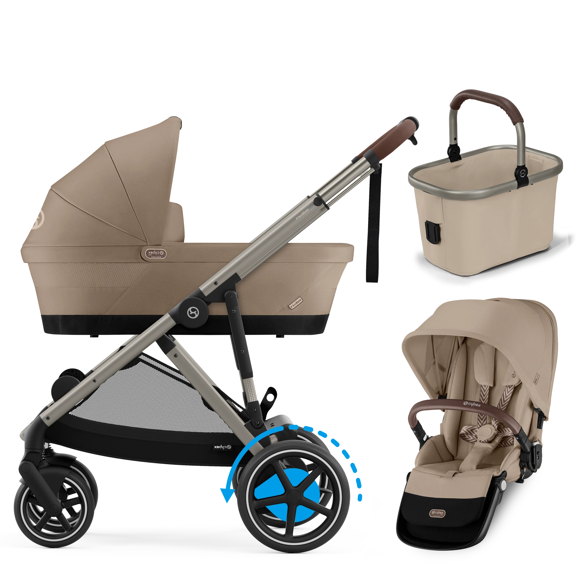 Cybex e-Gazelle S - 2w1 | Almond Beige