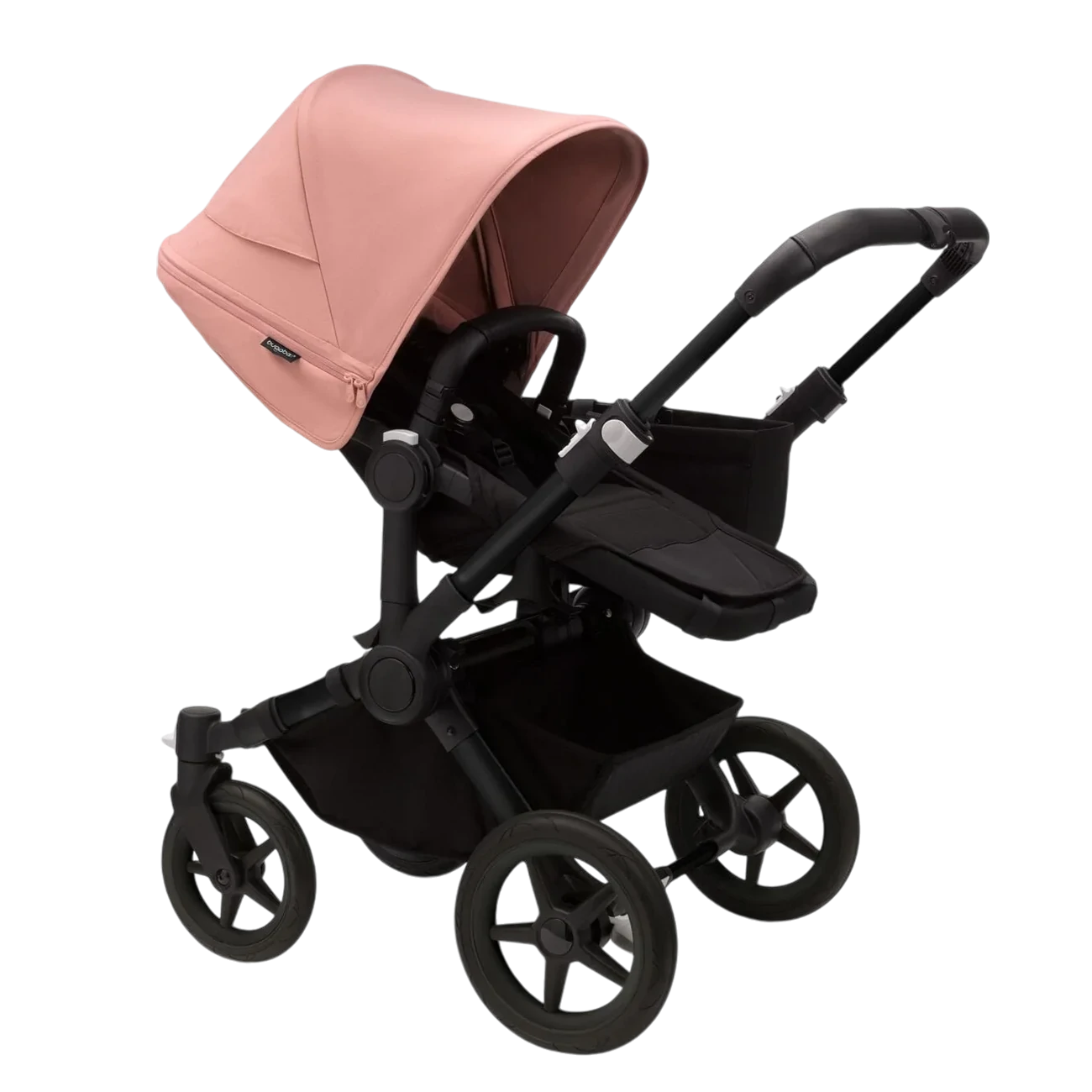 Bugaboo Donkey 5 Mono | Black-Midnight Black-Morning Pink