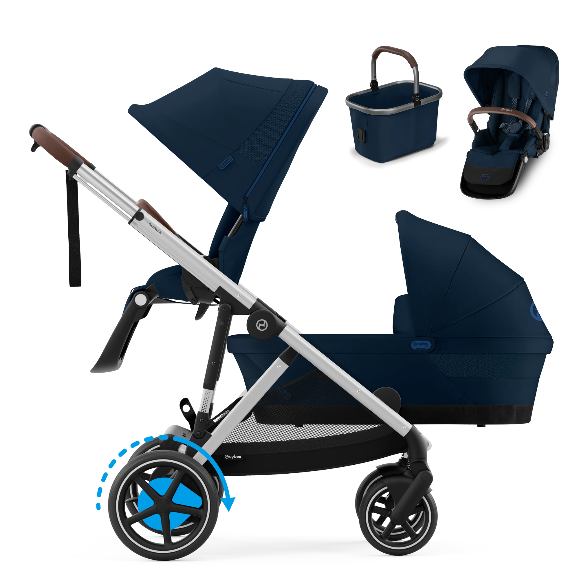 Cybex e-Gazelle S Duo | Ocean Blue