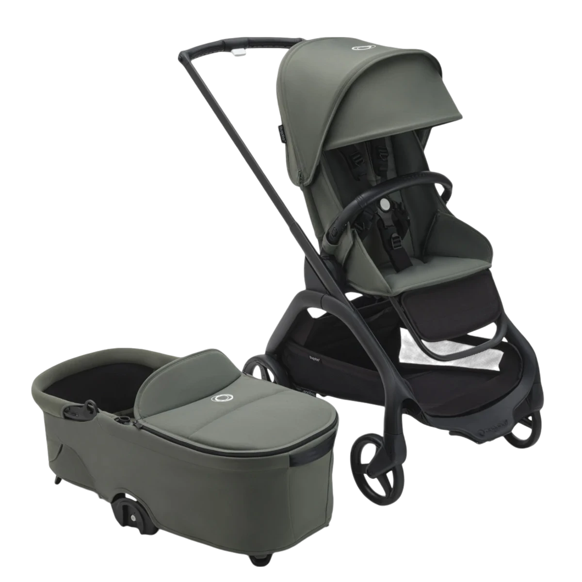 Bugaboo Dragonfly - 2w1 | Black-Forest Green-Forest Green