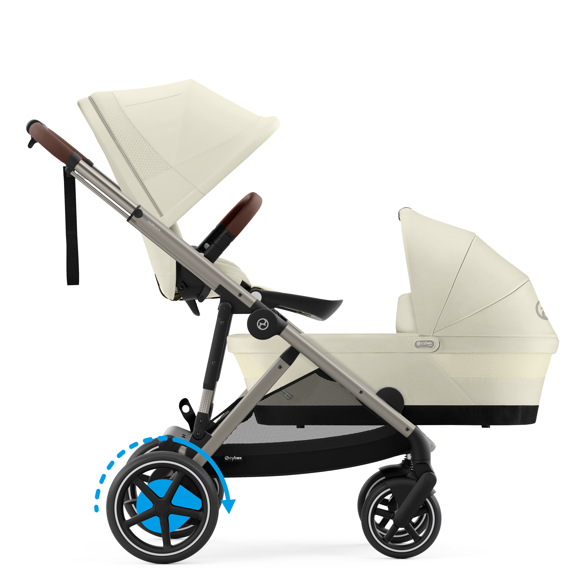 Cybex e-Gazelle S Duo | Seashell Beige