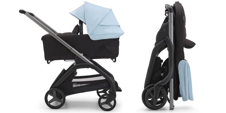 Bugaboo Dragonfly złożony gondola