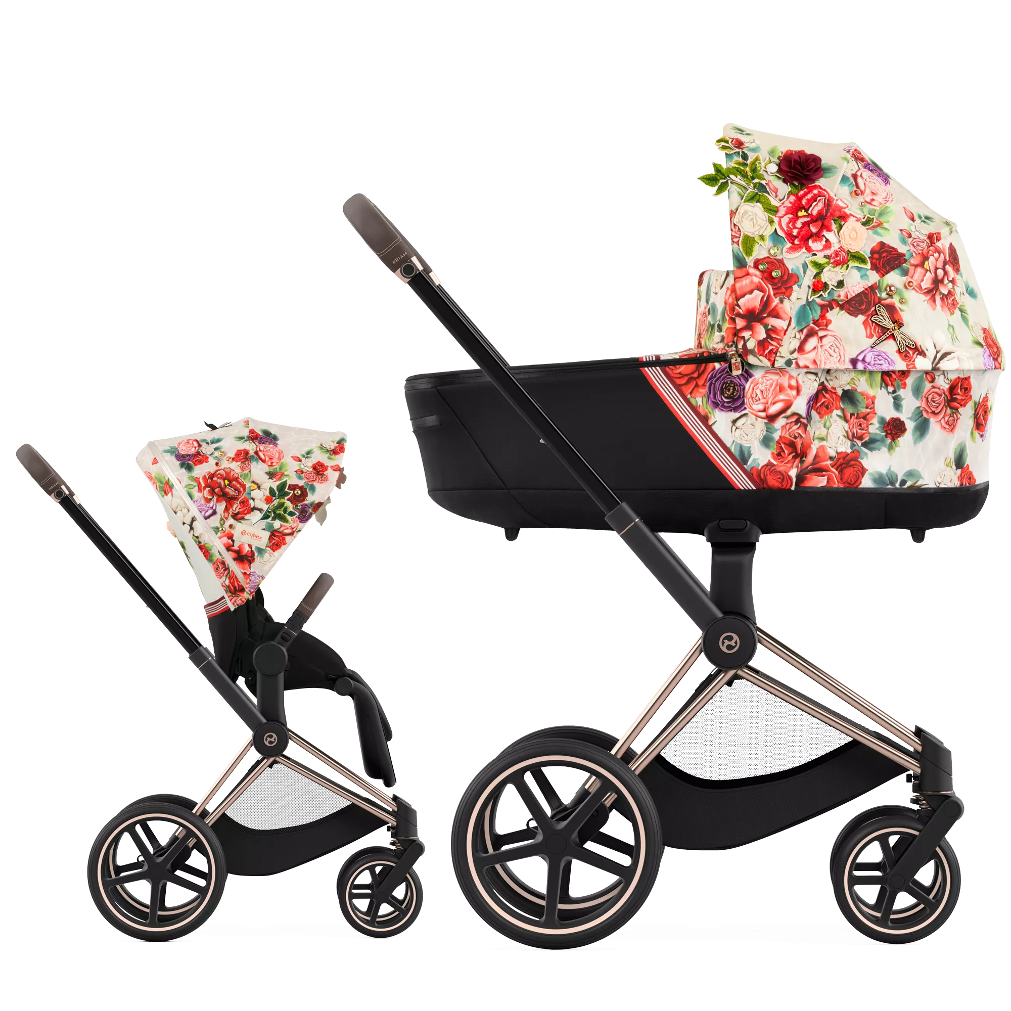 Cybex Priam 4.0 - 2w1 | Spring Blossom Light - Fashion Collection